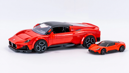 Конструктор Hot Wheels Brick Shop Speed Maserati MC20 250 деталей JFR90 Red - Retromagaz, image 2