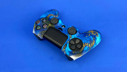 Чохол Силіконовий RMC PlayStation 4 Sea Blue Новий - Retromagaz, image 2