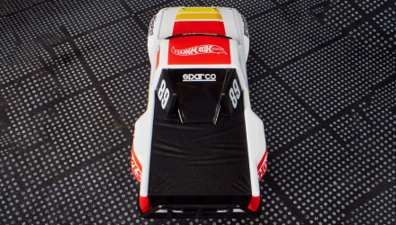 Машинка Premium Hot Wheels 1989 Toyota HiLux Stadium Truck Elite 64 1:64 HWR90 White - Retromagaz, image 4