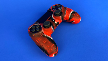 Чехол Силиконовый RMC PlayStation 4 Red Black Новый - Retromagaz, image 1