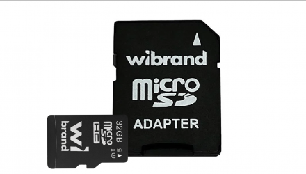 Карта Пам'яті Wibrand microSDHC 32GB UHS-1 + SD Adapter - Retromagaz, image 2