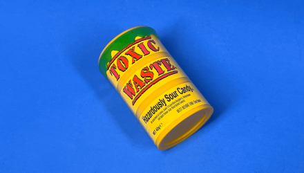 Набор Конфеты 12шт Toxic Waste Yellow Hazardously Sour Candy 42g - Retromagaz, image 3
