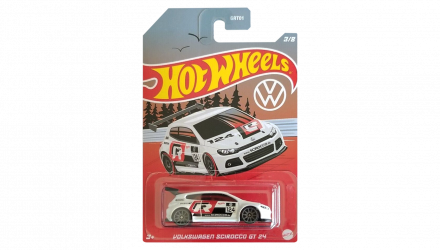 Тематична Машинка Hot Wheels Volkswagen Scirocco GT 24 Volkswagen 1:64 HDH42 White - Retromagaz, image 1