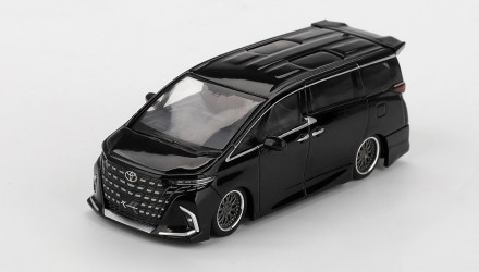 Машинка Premium MINI GT Toyota Alphard 40 KUHL 1:64 MGT01179-CH Black - Retromagaz, image 1