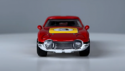 Тематическая Машинка Hot Wheels Toyota 2000GT Vintage Racing Club 1:64 HRT81/HRV07 Red - Retromagaz, image 5