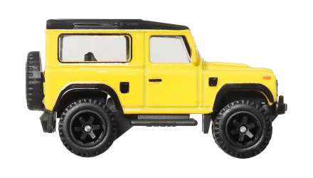 Машинка Premium Hot Wheels Land Rover Defender 90 Off-Road 1:64 JBK74 Yellow - Retromagaz, image 3