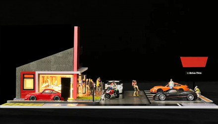 Диорама G-Fans McD Building 1:64 710033 Black - Retromagaz, image 1