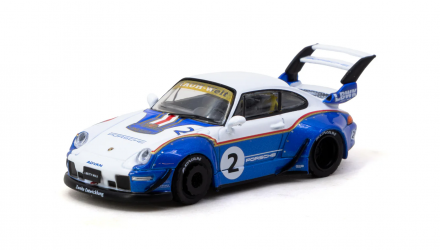 Машинка Premium Tarmac Works Porsche RWB 993 Liberty Walk 1:64 T64-TL017-LBWK White - Retromagaz, image 1