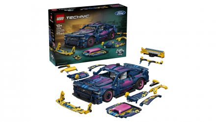 Конструктор Lego Тюнінг-Гараж з Автомобілем Ford Mustang GT Technic 42236 Новый - Retromagaz, image 1