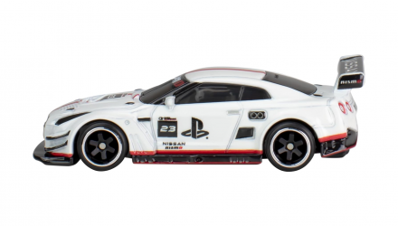 Машинка Premium Hot Wheels Nissan GT-R NISMO GT3 Gran Turismo Pop Culture 1:64 HVJ34 White - Retromagaz, image 4