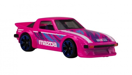 Тематическая Машинка Hot Wheels Mazda RX-7 Neon Speeders 1:64 JCB01 Pink - Retromagaz, image 2