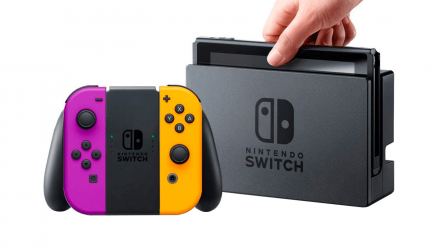 Консоль Nintendo Switch HAC-001(-01) 32GB Neon Purple Neon Orange Б/У Хороший - Retromagaz, image 3