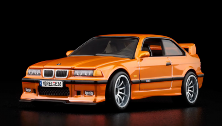 Машинка Premium Hot Wheels 1995 BMW M3 LTW Red Line Club RLC 1:64 JCP08 Orange - Retromagaz, image 2