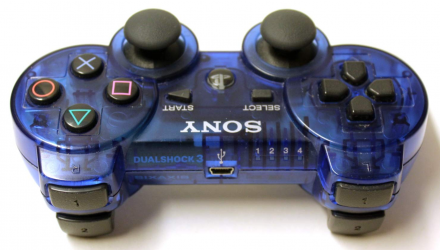 Геймпад Беспроводной Sony PlayStation 3 DualShock 3 Crystal Clear Blue Б/У - Retromagaz, image 2