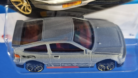 Машинка Базова Hot Wheels '88 Honda CR-X J-Imports 1:64 HKJ17 Metallic Silver - Retromagaz, image 5