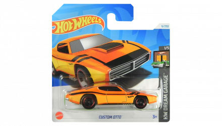 Машинка Базовая Hot Wheels Custom Otto Dream Garage 1:64 HTB49 Orange - Retromagaz, image 1