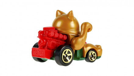 Машинка Базова Hot Wheels Feline Lucky Maneki-Neko 9.29 Experimotors 1:64 JJJ54 Gold - Retromagaz, image 2