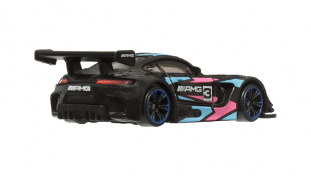 Тематична Машинка Hot Wheels '16 Mercedes-AMG GT3 Neon Speeders 1:64 HLH72/HRW79 Black - Retromagaz, image 2