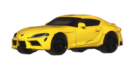 Машинка Большой Город Matchbox 2023 Toyota GR Supra Road Trip 1:64 JBR62 Yellow - Retromagaz, image 4