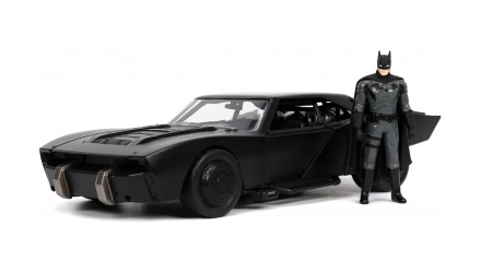 Машинка Jada Batman (2022) Бэтмобиль с Фигуркой Бэтмена 1:24 Black - Retromagaz, image 1