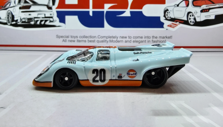 Машинка Premium Hot Wheels Porsche Porsche 917K Vintage Racing Club 1:64 JKF03 Blue - Retromagaz, image 3
