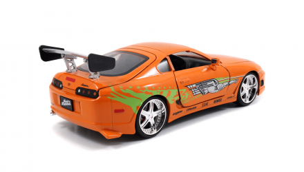 Машинка Jada Toyota Supra Fast & Furious 1:24 Orange - Retromagaz, image 2