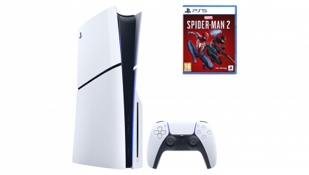 Набір Консоль Sony PlayStation 5 Slim Blu-ray 1TB White Новий  + Гра Marvel’s Spider-Man 2 Російська Озвучка - Retromagaz, image 1