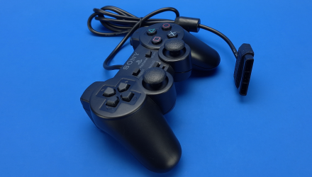 Набор Консоль Sony PlayStation 2 Slim SCPH-9xxx Europe Black Б/У  + Геймпад Проводной DualShock 2 SCPH-10010 - Retromagaz, image 7