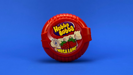 Жевательная Резинка Hubba Bubba Mega Lang Snappy Strawberry 56g - Retromagaz, image 1