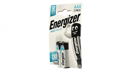 Батарейка 2шт Energizer AAA Max Plus Black - Retromagaz, image 2
