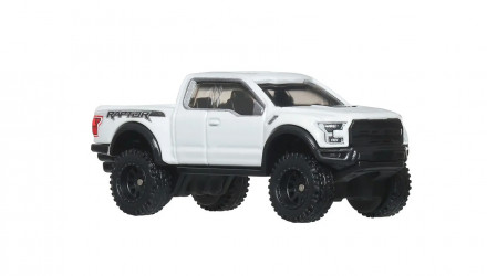 Машинка Premium 2шт Hot Wheels '17 Ford F-150 Raptor та Open Trailer Rob'n Pinks Team Transport 1:64 JHX97 White - Retromagaz, image 5