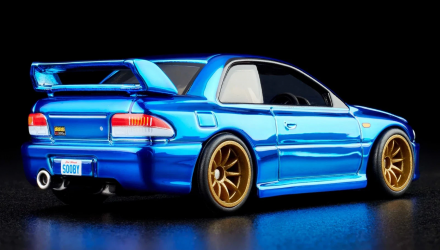Машинка Premium Hot Wheels 1998 Subaru Impreza 22B STi-Version Red Line Club RLC 1:64 JCP09 Blue - Retromagaz, image 3