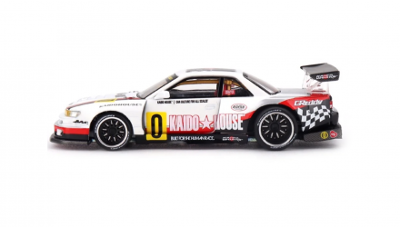 Машинка Premium Kaido House x MiNI GT Nissan Silvia S13-R Circuit Spec V1 1:64 KHMG251 White - Retromagaz, image 3