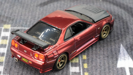Машинка Premium Hot Wheels Nissan Skyline GT-R (BNR34) Red Line Club RLC 1:64 HWF25 Red image_2 Машинка Premium Hot Wheels Nissan Skyline GT-R (BNR34) Red Line Club RLC 1:64 HWF25 Red - Retromagaz, image 2