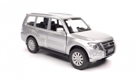 Машинка Автопром Mitsubishi Pajero 4WD Turbo 1:43 Silver - Retromagaz, image 1