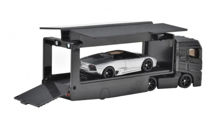 Машинка Premium 2шт Hot Wheels Lamborghini Reventón Roadster / Flipsider Hauler Team Transport 1:64 JBM31 Grey - Retromagaz, image 3