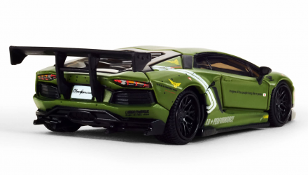 Машинка Premium Hot Wheels LBWK Lamborghini Aventador LP 700-4 Elite 64 1:64 JNF04 Green - Retromagaz, image 2