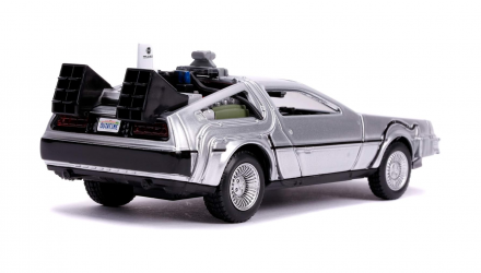 Машинка Jada Delorean DMC-12 Back to the Future 2 Time Machine 1:32 Silver - Retromagaz, image 4