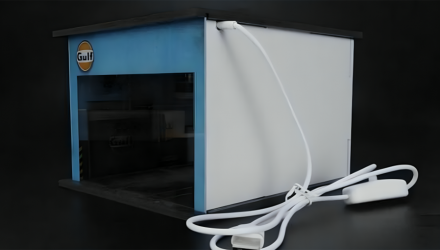Диорама G-Fans Diorama with LED (Gulf Theme) 1:64 710019 Black - Retromagaz, image 1