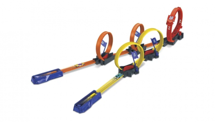 Трек Hot Wheels Карколомні Трюки в Петлях Track Builder HDR83 Новий - Retromagaz, image 2