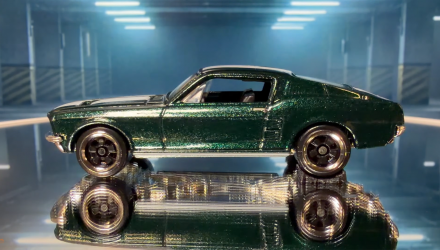 Тематическая Машинка Hot Wheels 1967 Custom Mustang Fast & Furious 1:64 JNK49 Green - Retromagaz, image 3