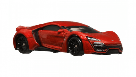 Тематична Машинка Hot Wheels Lykan Hypersport W Motors Dominic Toretto Fast & Furious 1:64 HNR88/HRW48 Red - Retromagaz, image 4