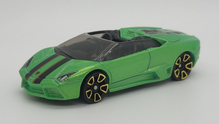 Машинка Базовая Hot Wheels Lamborghini Reventon Roadster Roadsters 1:64 FYD28 Green - Retromagaz, image 2