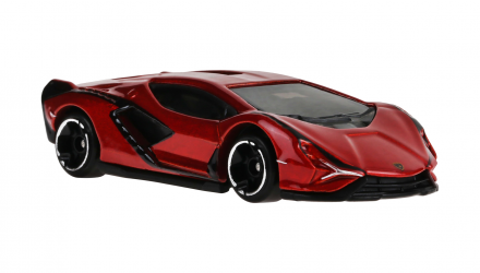 Тематична Машинка Hot Wheels Lamborghini Sian FKP 37 Hybrid Speed 1:64 JCB77 Red - Retromagaz, image 4