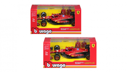 Машинка Bburago Ferrari Racing - SF-24 1:43 Red - Retromagaz, image 2