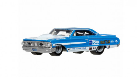 Машинка Premium 2шт Hot Wheels Custom '64 Galaxie 500/ '67 Ford Anglia Racer 2-Packs 1:64 JHW50 Blue - Retromagaz, image 2
