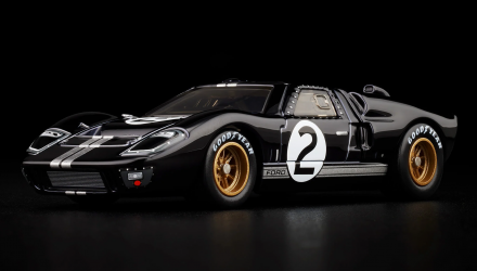 Машинка Premium Hot Wheels Ford GT40 Mk II Red Line Club RLC 1:64 JCP28 Black - Retromagaz, image 2