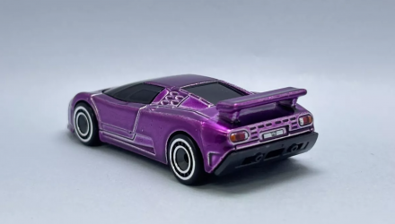 Машинка Базова Hot Wheels '94 Bugatti EB110 SS Super Treasure Hunt STH Race Day 1:64 JCB45 Purple - Retromagaz, image 2