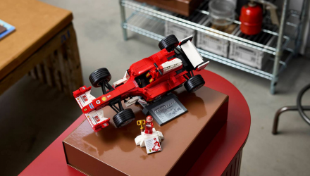 Конструктор Lego Ferrari F2004 and Michael Schumacher Icons 11375 Новий - Retromagaz, image 8