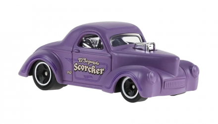 Машинка Базовая Hot Wheels Custom '41 Willys Coupe Rod Squad 1:64 JJK01 Purple - Retromagaz, image 4